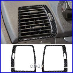 24pcs Carbon Fiber Dash Center Console Interior Trim set For BMW X5 E53 2000-06
