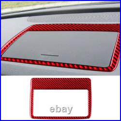24pcs Red Carbon Fiber Full Kits Interior Trim For Audi Q3 13-18