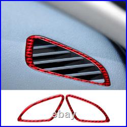 24pcs Red Carbon Fiber Full Kits Interior Trim For Audi Q3 13-18