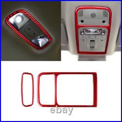 24pcs Red Carbon Fiber Full Kits Interior Trim For Audi Q3 13-18