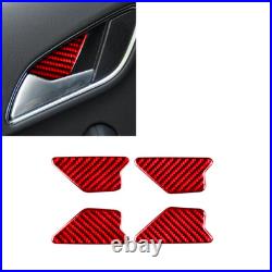 24pcs Red Carbon Fiber Full Kits Interior Trim For Audi Q3 13-18