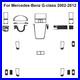 25Pcs Carbon Fiber Full Interior Kit Cover Trim For Mercedes-Benz G-class W463