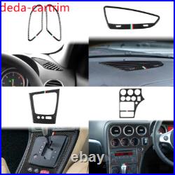 27×RHD Carbon Fiber Interior Full Set Trim For Alfa Romeo 159 Brera Spider 04-11