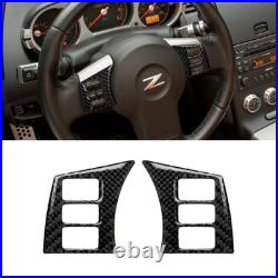 28Pcs Carbon Fiber Full Interior Kit Cover Trim Sticker For Nissan 350Z 2006-09