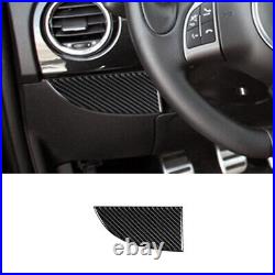 28Pcs RHD Carbon Fiber Interior Full Cover Trim Set Kit For Fiat 500 2012-2015