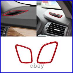 29PCS For BMW X3 F25 X4 F26 Red Carbon Fiber Full Dash Interior Trim