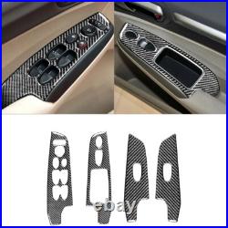 29Pcs For Honda Civic 8th 2006-2011 Carbon Fiber Interior Full Kit Cover Trim
