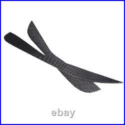 2PCS Carbon Fiber Interior Door Panel Trim Anti Kick For Corvette C8 2020-2023