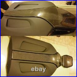 2PCS Dry Carbon Fiber Interior Seat Back Trim Covers For BMW F80 M3 F82 F83 M4