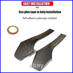 2PCS Dry Carbon Fiber Interior Seat Back Trim Covers For BMW F80 M3 F82 F83 M4