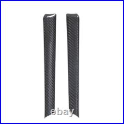 2Pcs Real Carbon Fiber Interior Door Panel Cover Trim For Alfa Romeo 159 2004-11