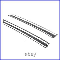 2Pcs Real Carbon Fiber Interior Door Panel Cover Trim For Alfa Romeo 159 2004-11