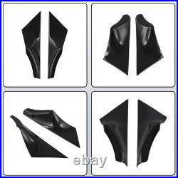 2XReal Carbon Fiber Interior Front Door Panel Stickers Trim Cover for 51227