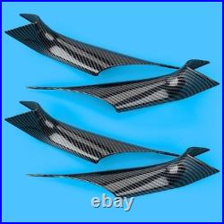 2pair Carbon Fiber Look Interior Door Pull Handle Cover Fit For BMW G30 G31 G38