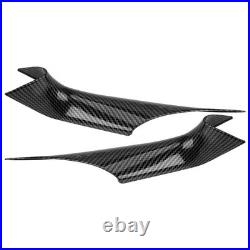 2pair Carbon Fiber Look Interior Door Pull Handle Cover Fit For BMW G30 G31 G38