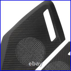2pcs Car Door Speaker Cover Carbon Fiber Interior Speaker Cover For