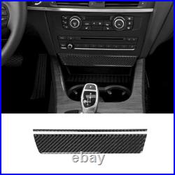 30PCS For BMW X3 F25 X4 F26 Carbon Fiber Full Center Console Interior Trim