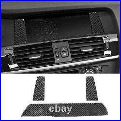 30PCS For BMW X3 F25 X4 F26 Carbon Fiber Full Center Console Interior Trim