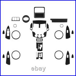 30Pcs Carbon Fiber Full Interior Kit Set Cover Trim For Toyota RAV4 2006-2012