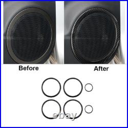 30Pcs Carbon Fiber Full Interior Kit Set Cover Trim For Toyota RAV4 2006-2012