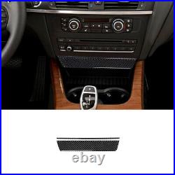 30Pcs Carbon Fiber Interior Center Console Cover Trim For BMW X3 F25 X4 F26