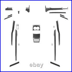 30Pcs Carbon Fiber Interior Kit for Tesla Model X 2016-2020 & Model S 2012-2020
