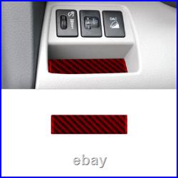 30Pcs Red Carbon Fiber Full Interior Kit Set Cover Trim For Toyota RAV4 2006-12