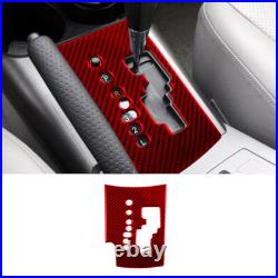 30Pcs Red Carbon Fiber Full Interior Kit Set Cover Trim For Toyota RAV4 2006-12