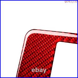 30Pcs Red Carbon Fiber Interior Trim Kit Fits Tesla Model X 2016-20 & S 2012-20