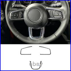 31Pcs Carbon Fiber Full Interior Kit Cover Trim For Jeep Wrangler JL Gladiator 31Pcs Carbon Fiber Full Interior Kit Cover Trim For Jeep Wrangler JL Gladiator