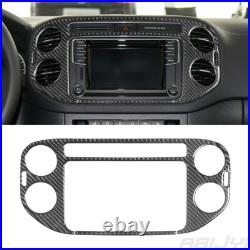 31Pcs Carbon Fiber Full Interior Kit Cover Trim For Volkswagen Tiguan 2013-2017