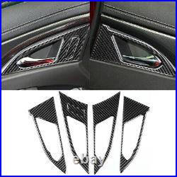 31pcs Luxury Carbon Fiber Interior Cover Trim For Cadillac CTS 2008 2013