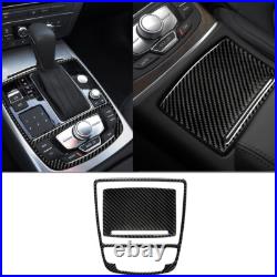 32Pcs Carbon Fiber Interior Full Kit Cover Trim Sticker For Audi A6 C7 2012-2018