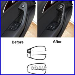 32Pcs Carbon Fiber Interior Full Kit Cover Trim Sticker For Audi A6 C7 2012-2018