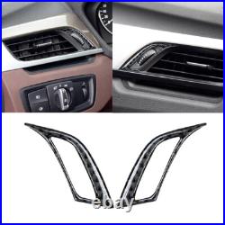 32Pcs For BMW X1 F48 16-18 Carbon Fiber Interior Full Set Kit Decor Cover Trim