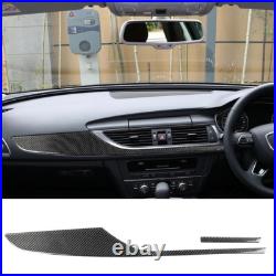 32pcs Carbon Fiber Full Kits Interior Cover Trim For Audi A6 2012-2018