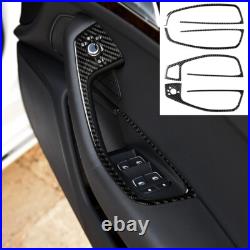 32pcs Carbon Fiber Full Kits Interior Cover Trim For Audi A6 2012-2018