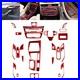 32pcs For BMW X1 F48 Red Carbon Fiber Full Kits Interior Trim