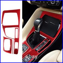 32pcs For BMW X1 F48 Red Carbon Fiber Full Kits Interior Trim