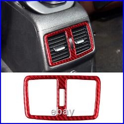 32pcs For BMW X1 F48 Red Carbon Fiber Full Kits Interior Trim
