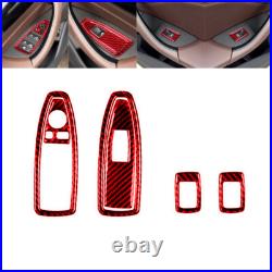 32pcs For BMW X1 F48 Red Carbon Fiber Full Kits Interior Trim