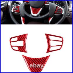 32pcs For BMW X1 F48 Red Carbon Fiber Full Kits Interior Trim