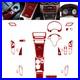 32pcs Red Carbon Fiber Interior Full Kits Cover Trim For Mercedes GLA CLA