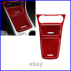 32pcs Red Carbon Fiber Interior Full Kits Cover Trim For Mercedes GLA CLA