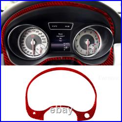 32pcs Red Carbon Fiber Interior Full Kits Cover Trim For Mercedes GLA CLA