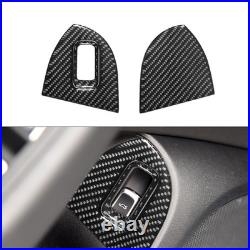 33PCS Carbon Fiber Interior Full Kit Set Panel Trim For Audi Q5 WithO NAV Type B
