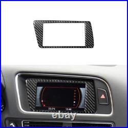33PCS Carbon Fiber Interior Full Kit Set Panel Trim For Audi Q5 WithO NAV Type B