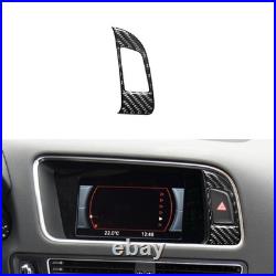 33PCS Carbon Fiber Interior Full Kit Set Panel Trim For Audi Q5 WithO NAV Type B