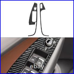 33PCS Carbon Fiber Interior Full Kit Set Panel Trim For Audi Q5 WithO NAV Type B