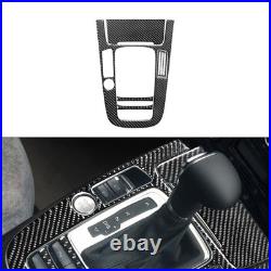 33PCS Carbon Fiber Interior Full Kit Set Panel Trim For Audi Q5 WithO NAV Type B